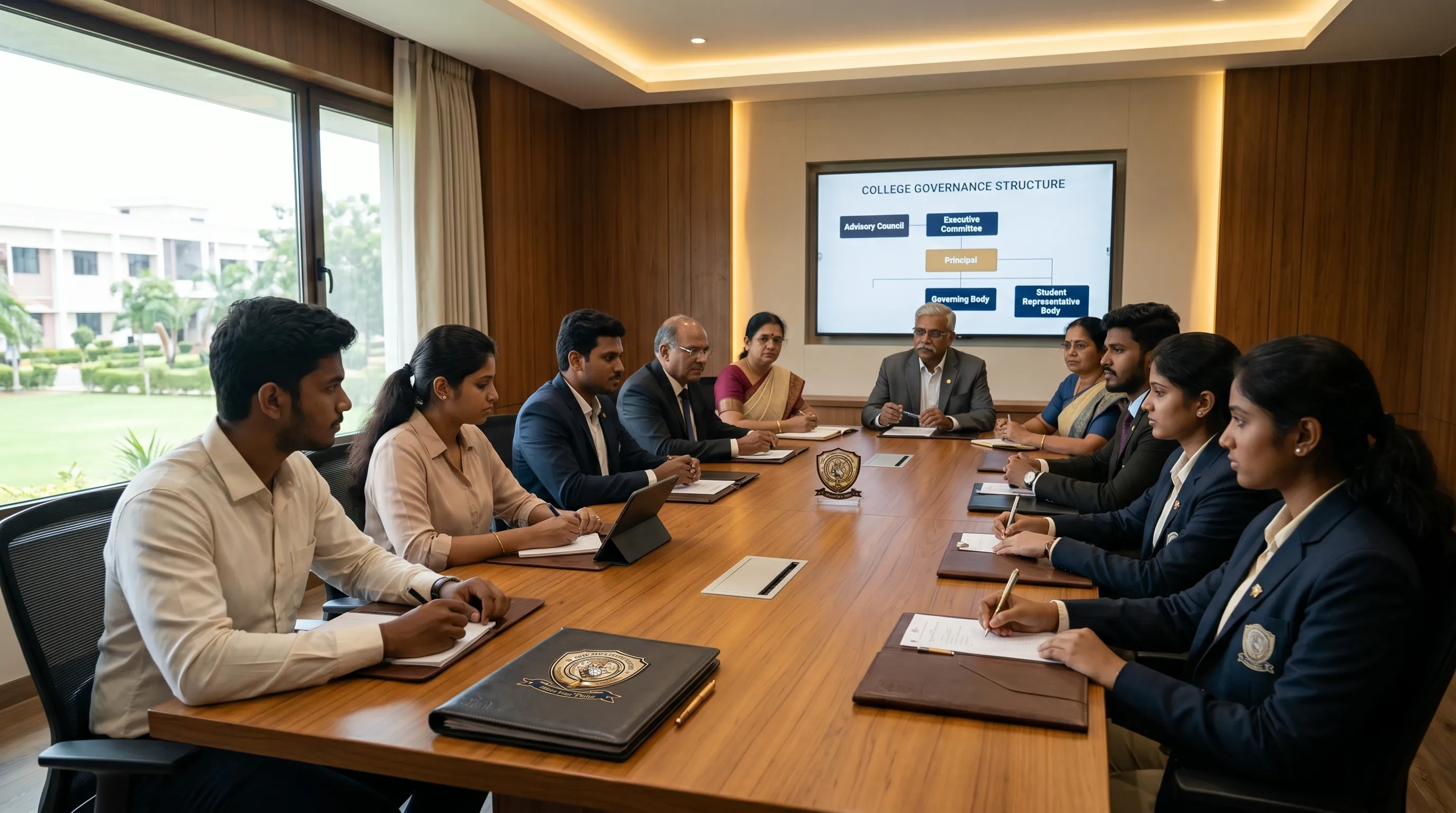 How governance is organized at BWDA Arts and Science College