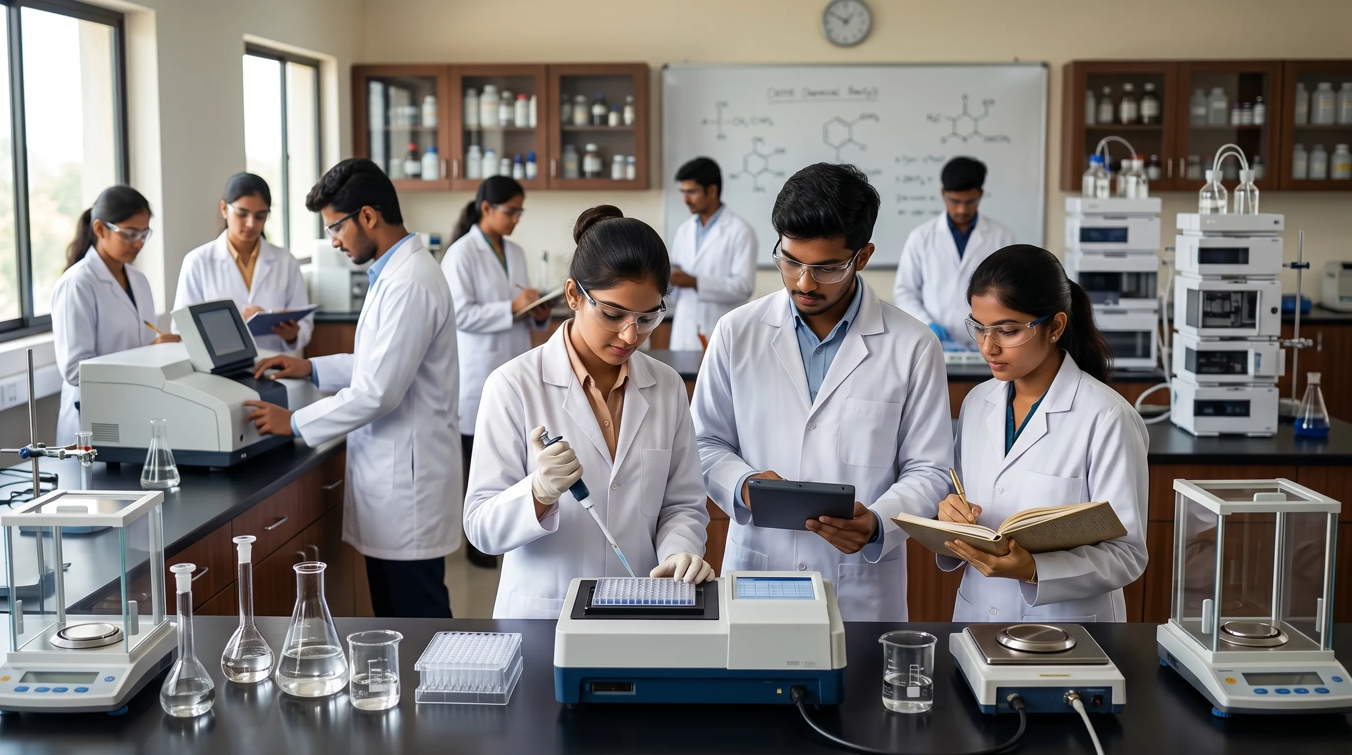Biology laboratory at BWDA