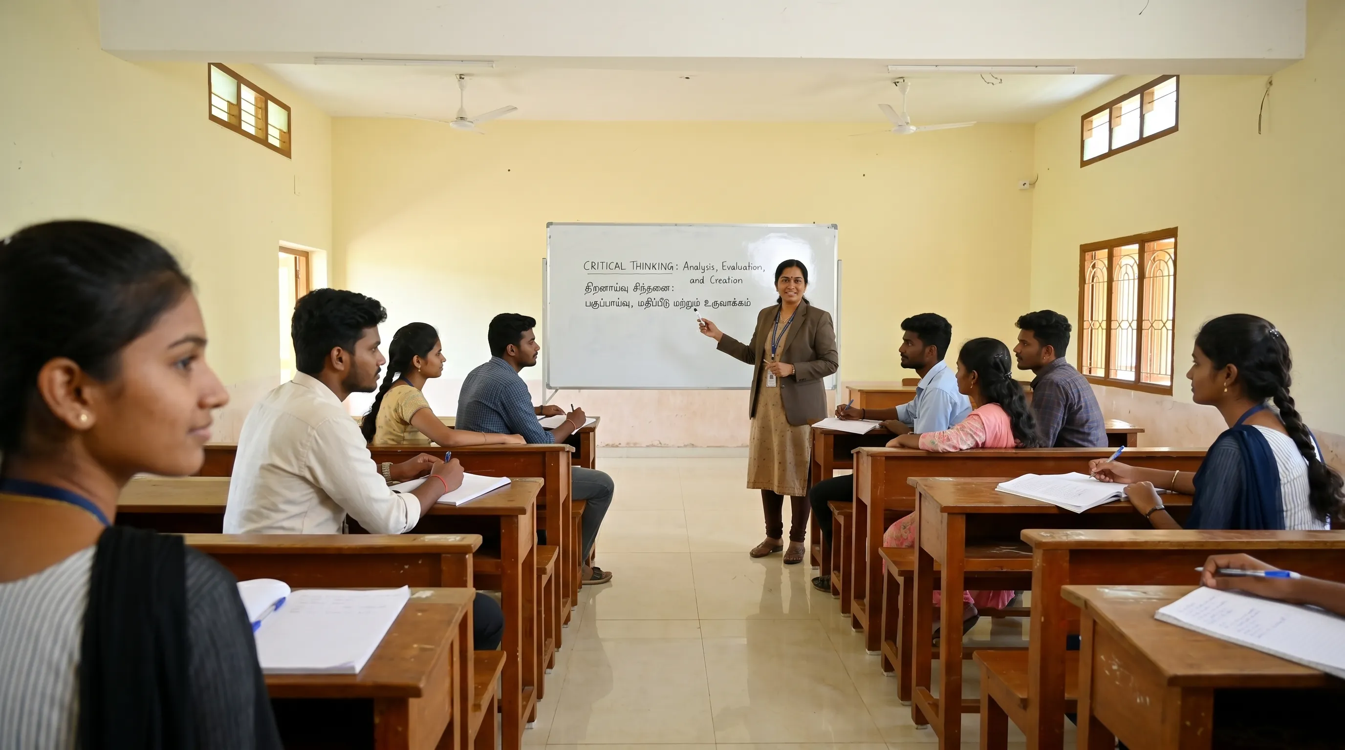 Projector-based classroom for IT-enabled learning