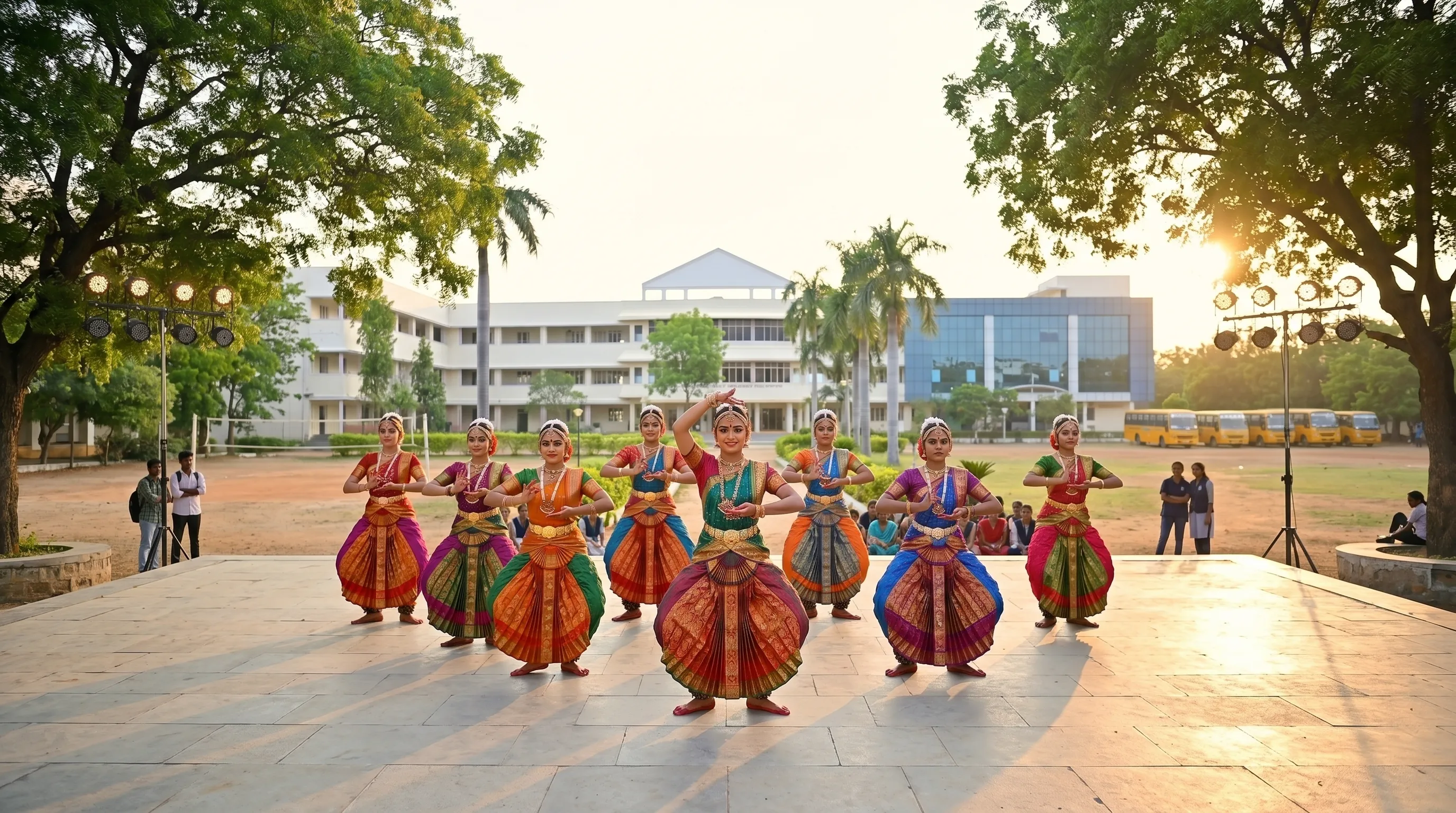 Cultural dance performance at BWDA