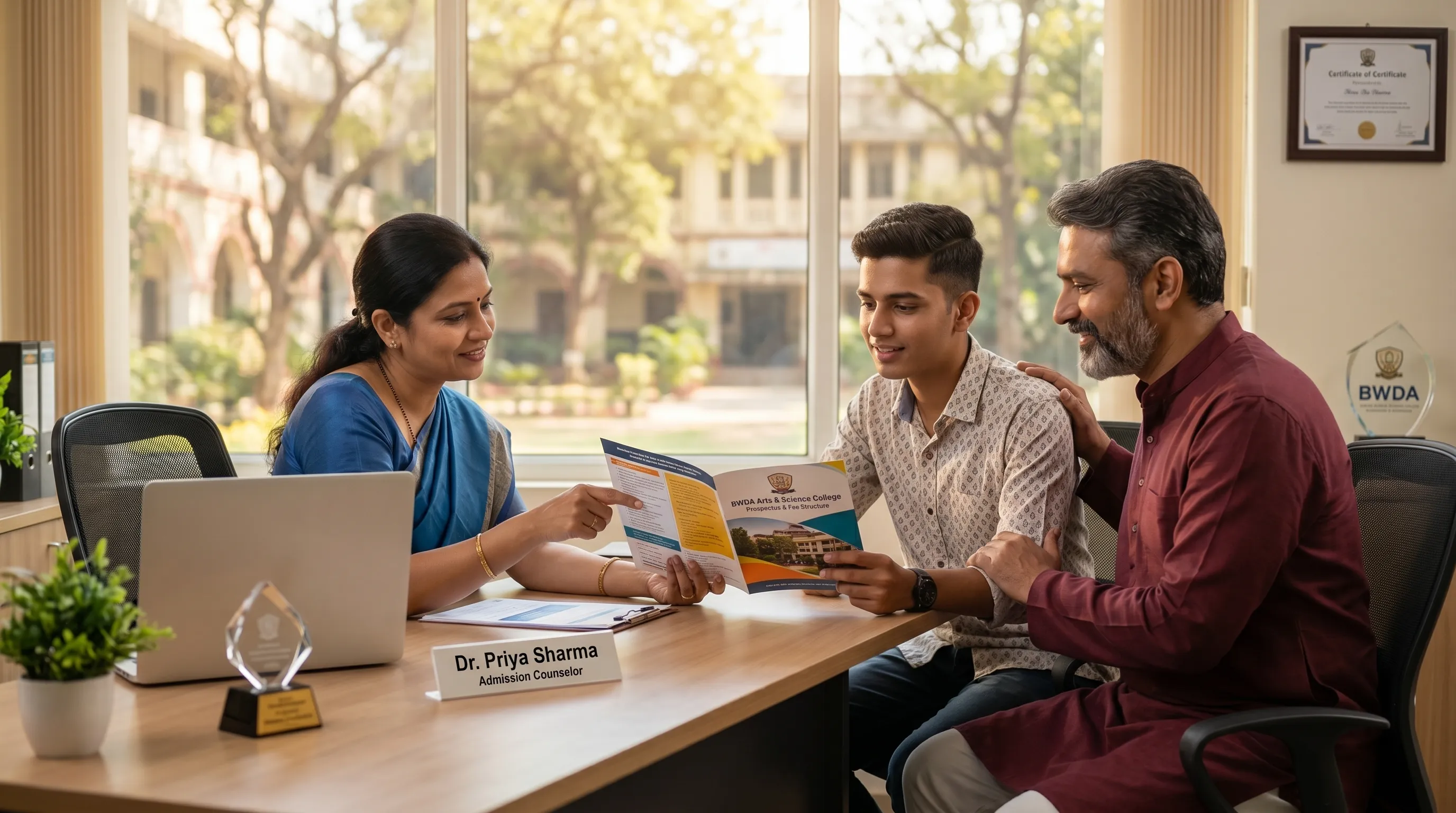 Admission counselling at BWDA