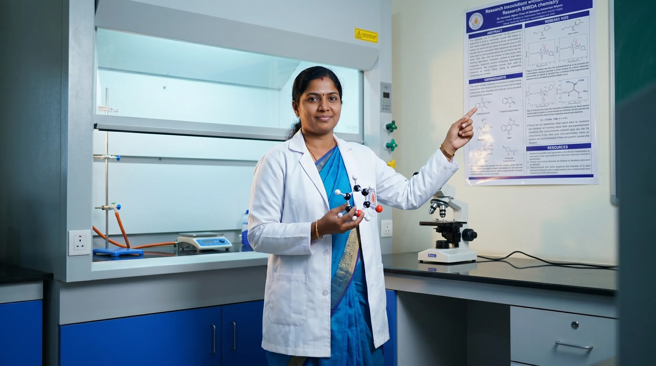 Chemistry lab instruments and practical work