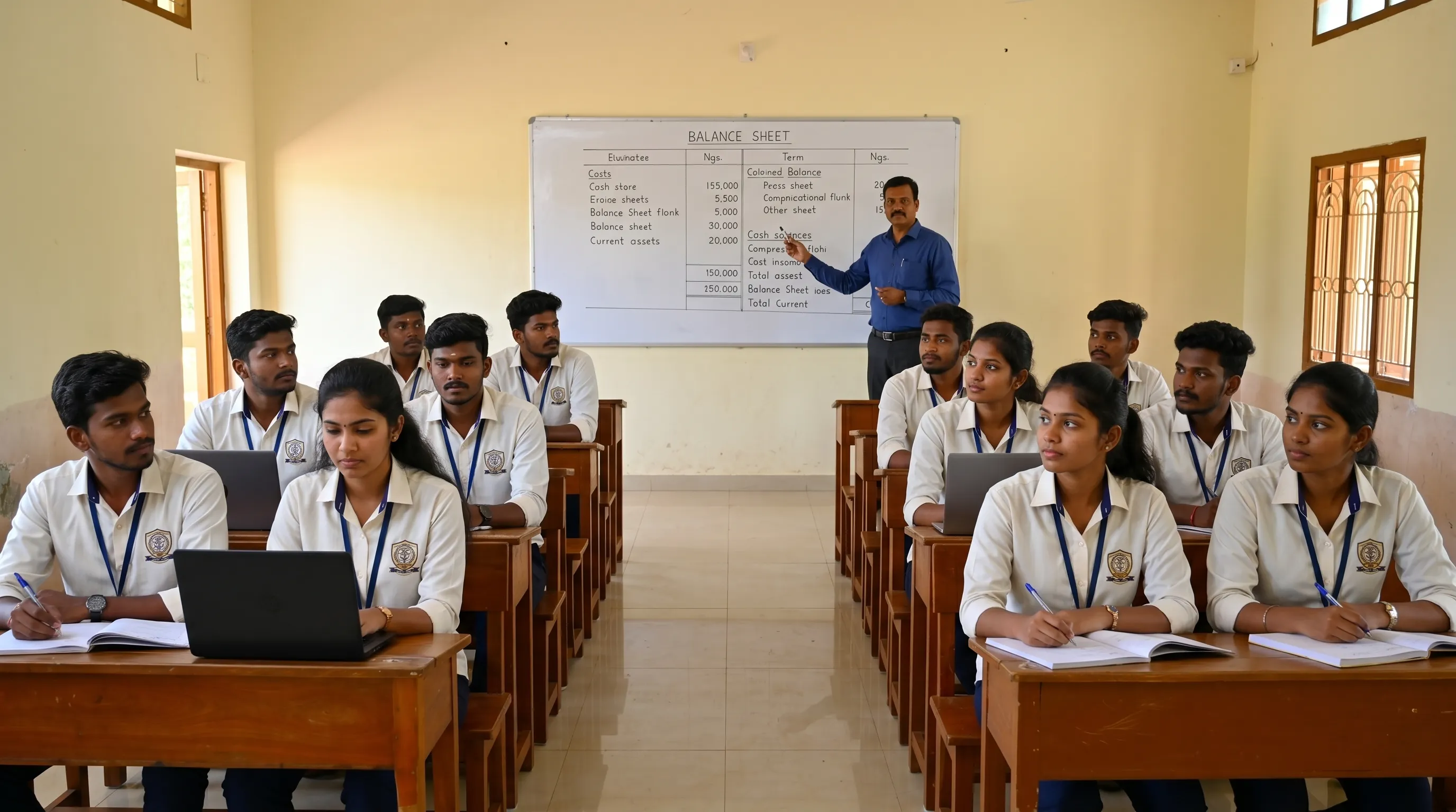 Faculty-guided commerce classroom learning