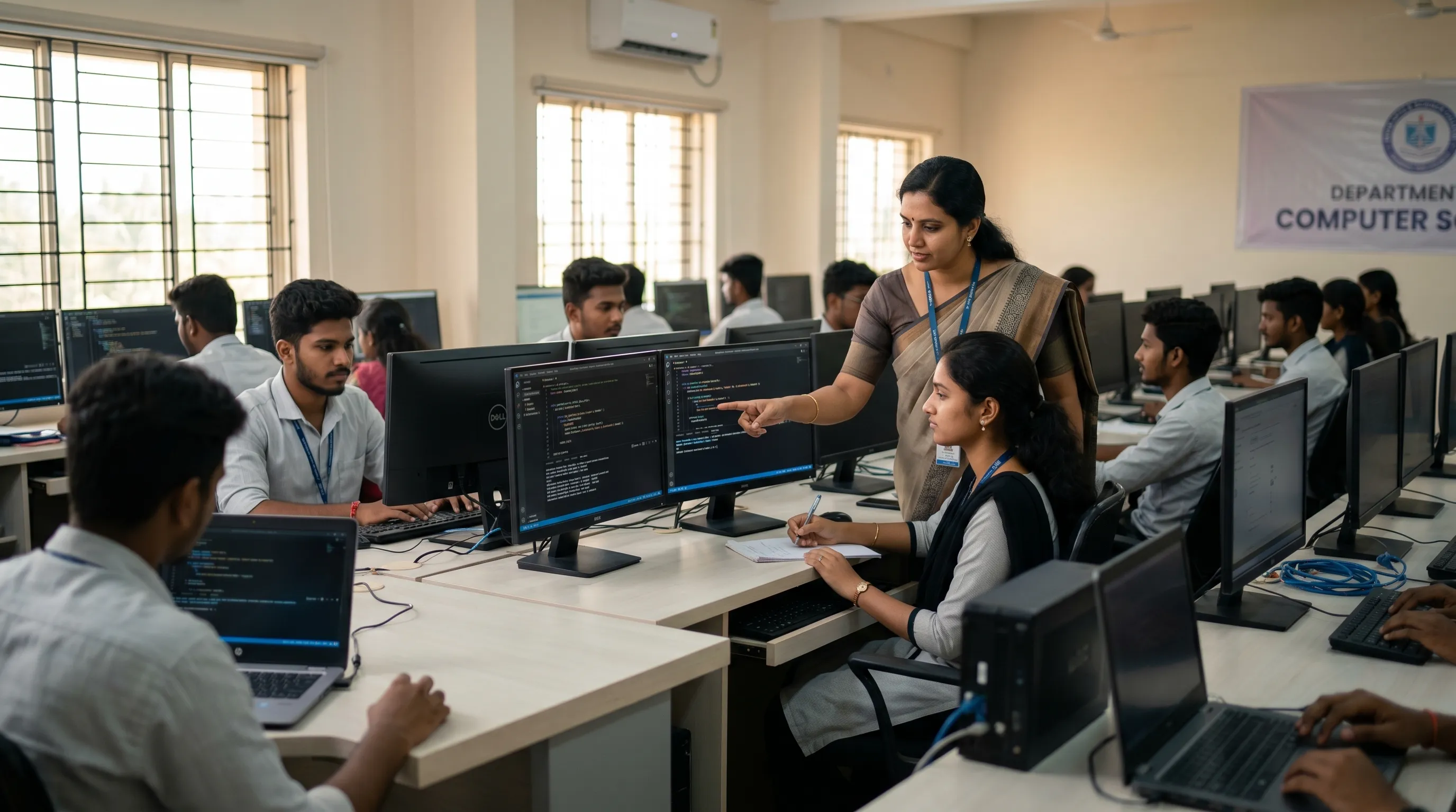 Computer science department focus area training session