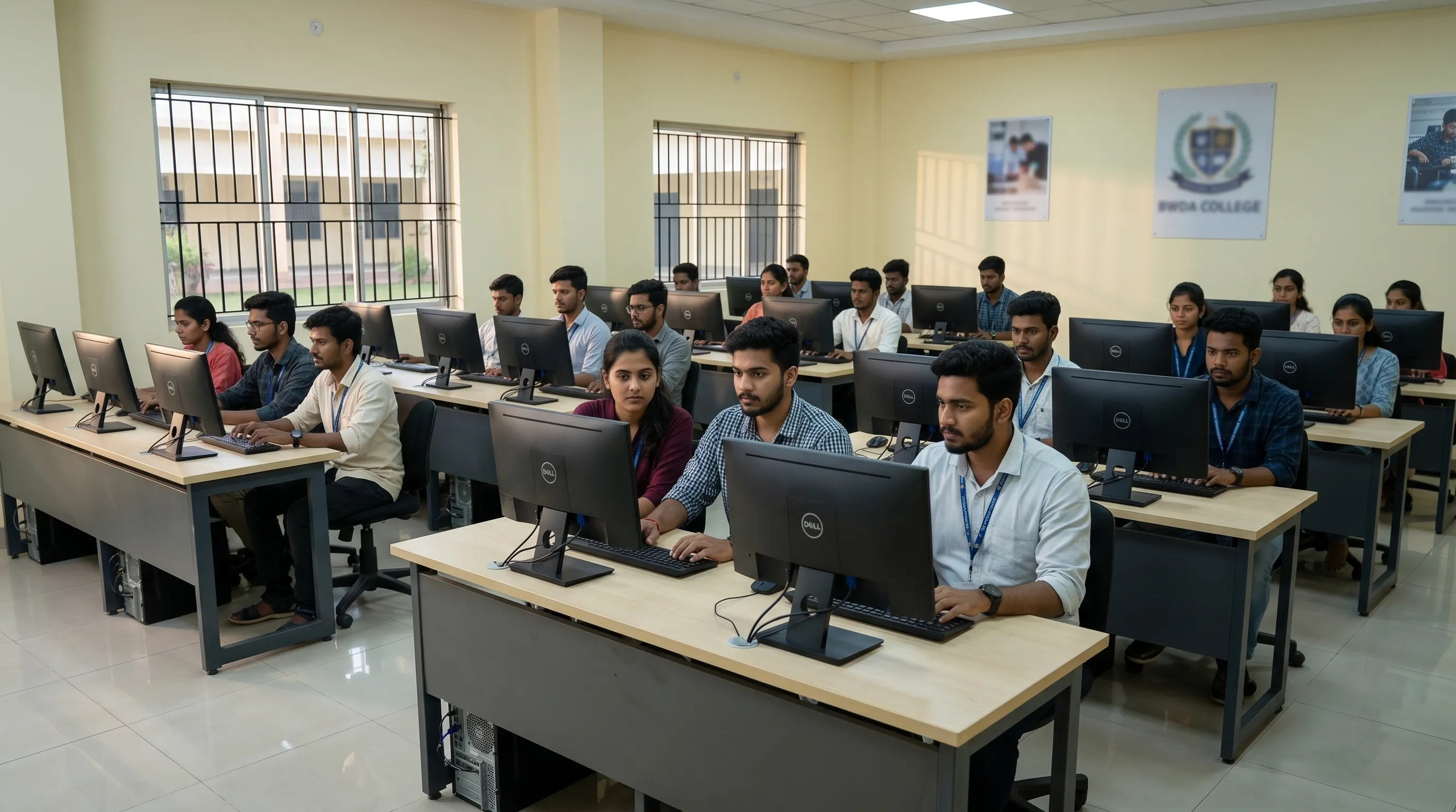 Students progressing through computer science study at BWDA