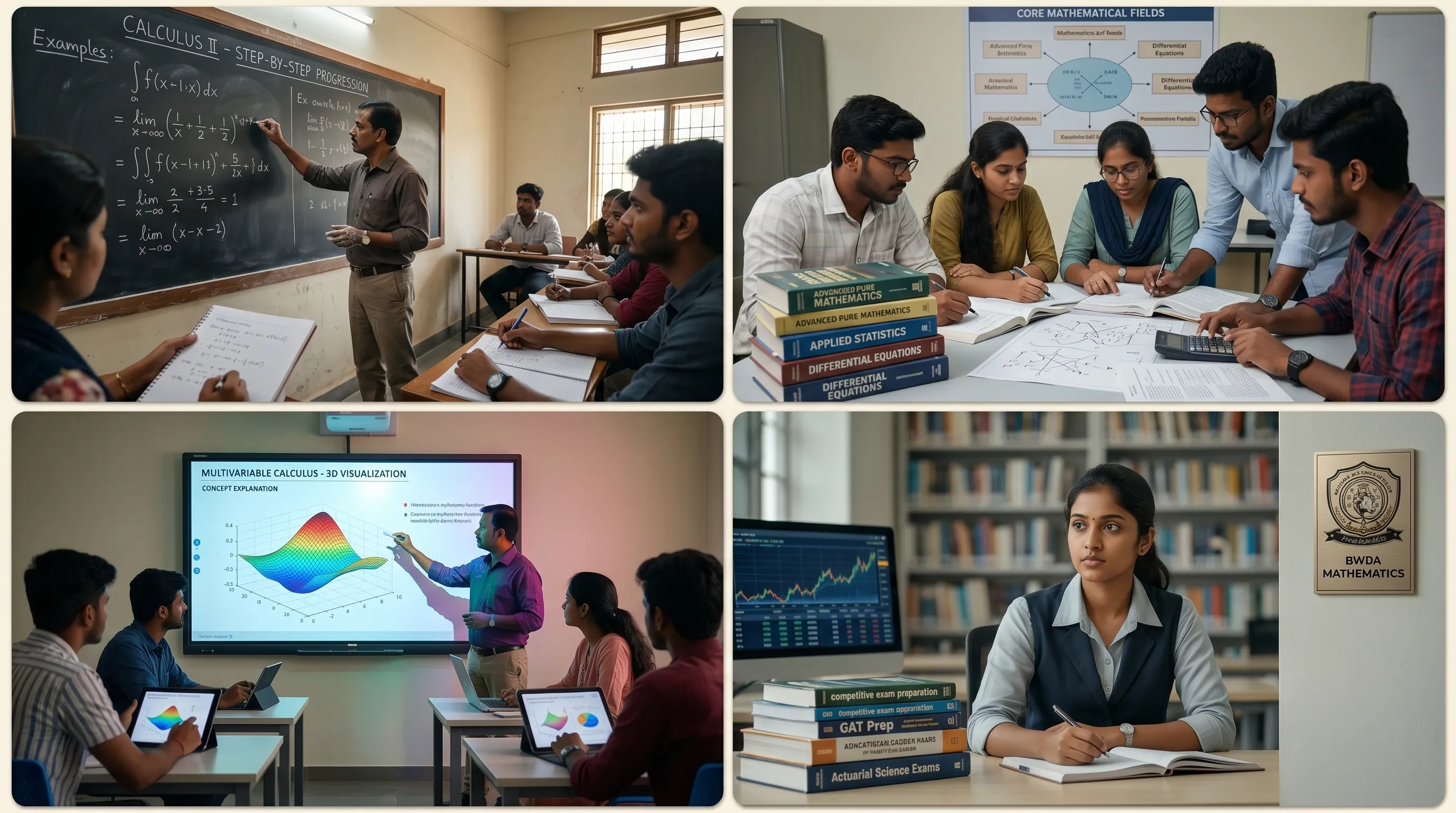 Mathematics department classroom teaching session at BWDA