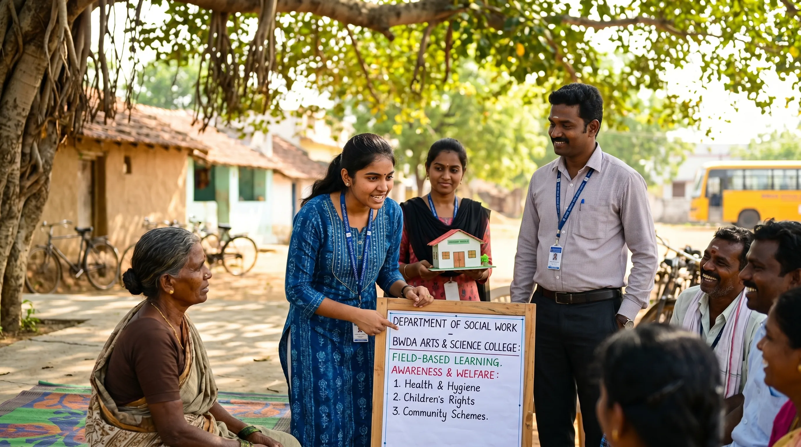 Students progressing through social work education and service