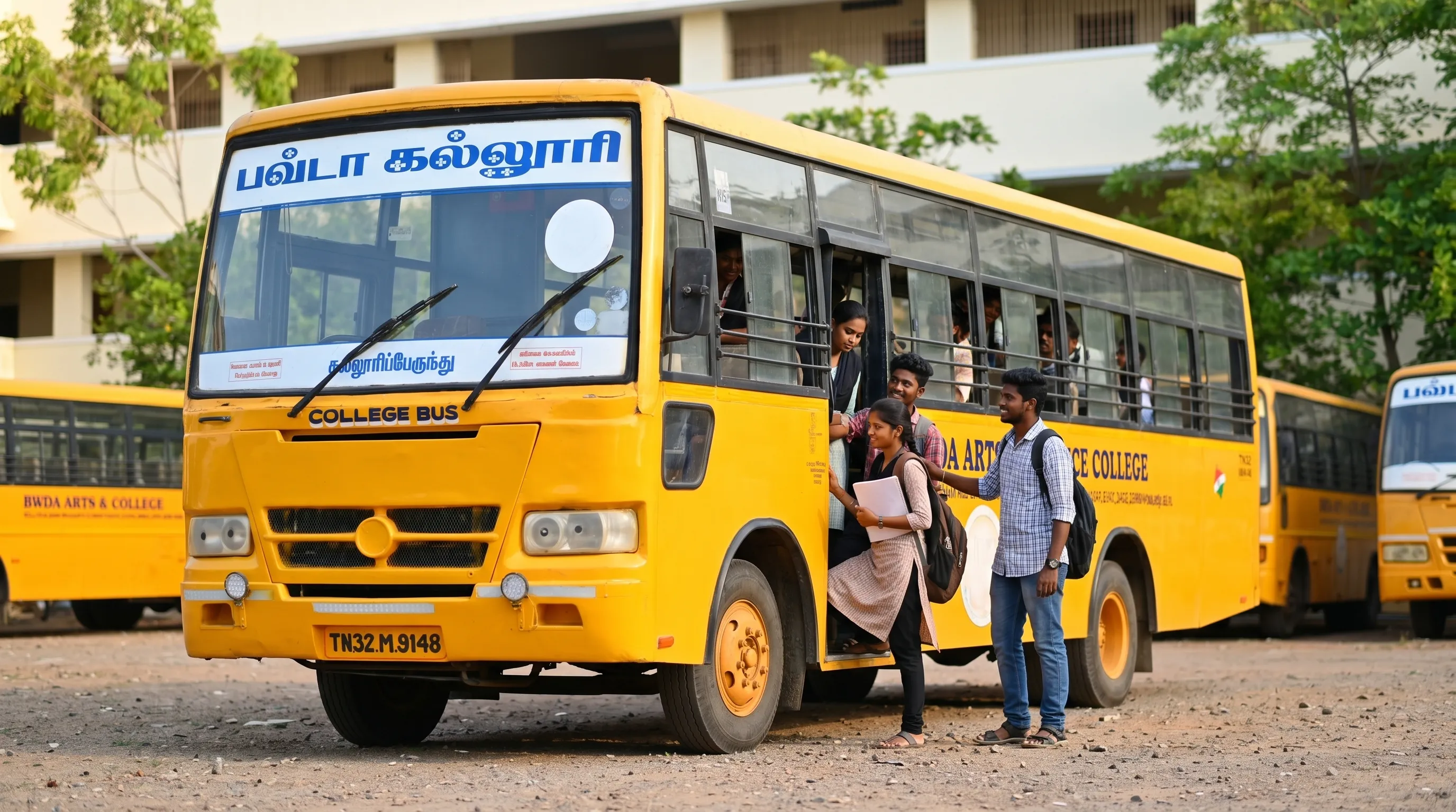 College transport fleet at BWDA